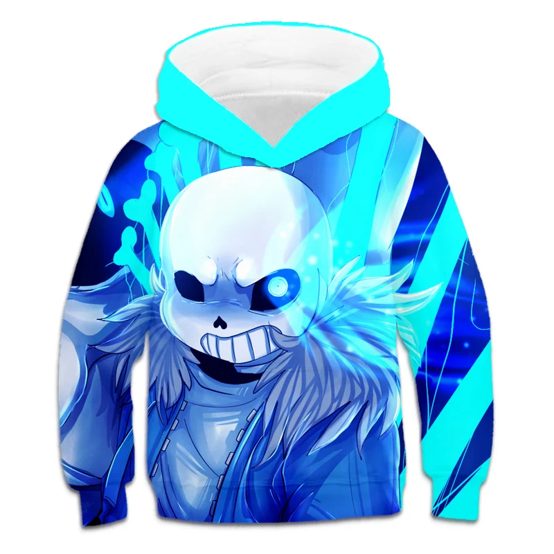 Autumn/winter Children's Animated Hoodie 3D Printed Children's Fashion Long Sleeve Hoodie Casual Street Kool-Aid Clothing