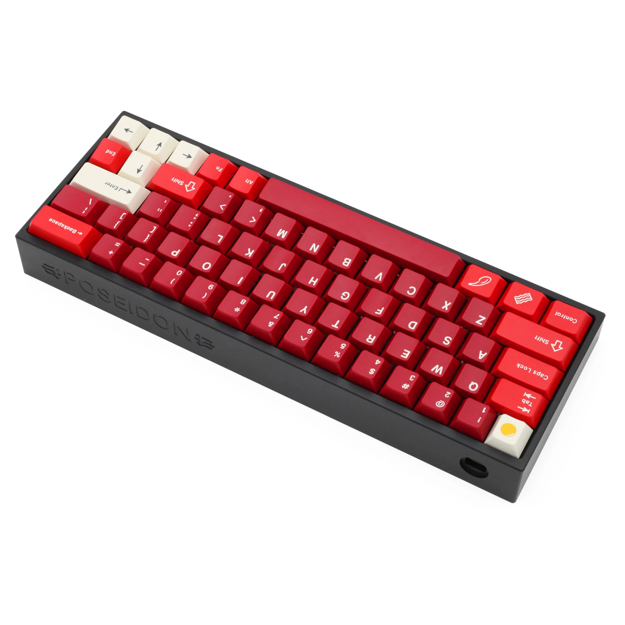Poseidon PSD60 Case Anodized Aluminium case for custom mechanical keyboard black siver grey Blue Red for gh60 xd60 xd64