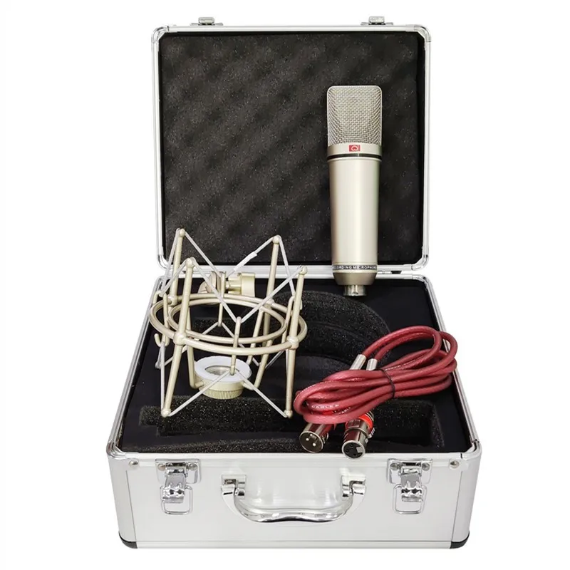  U87 Microphone Condenser Professional Studio Large Diaphragm Microphone For Computer Vocal Recording PC Podcast Gaming Tiktok DJ