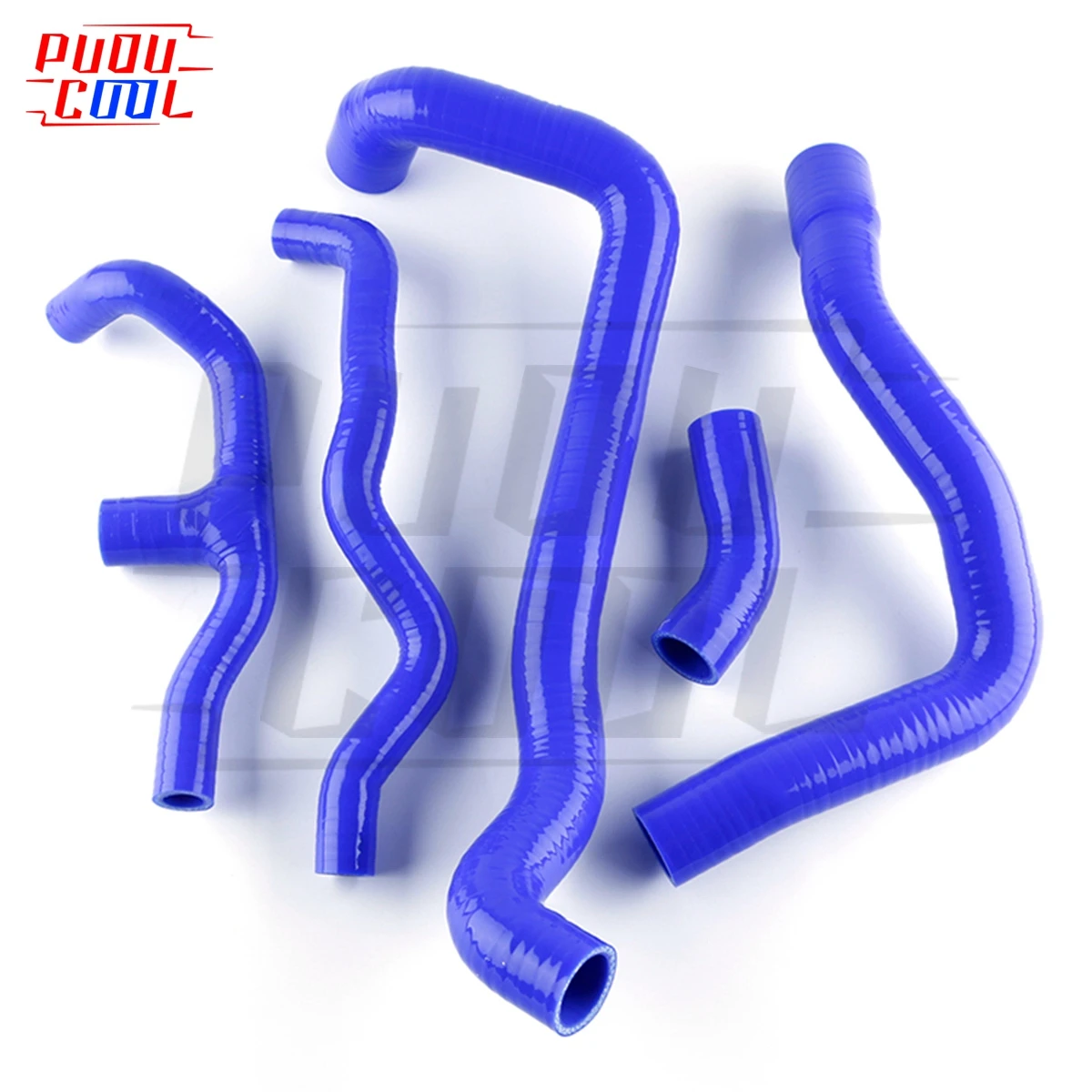 BLUE HOSE FOR 2000-2007 MERCEDES BENZ W203 C200K COUPE SPORT 2001 2002 2003 2004 2005 2006 SILICONE RADIATOR TUBE PIPE KIT 5PCS