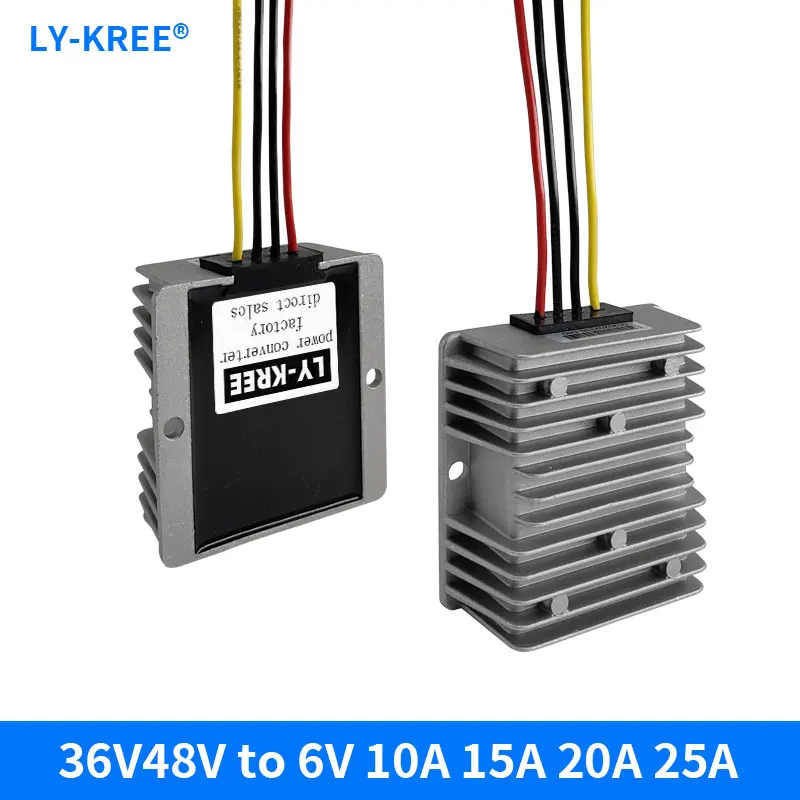  36V48v Step-Down Converter 6V  DC 20-60v to 6v Voltage Reducer 60W 120W 180W  The Power Adapter  Transformer  10A20A30A