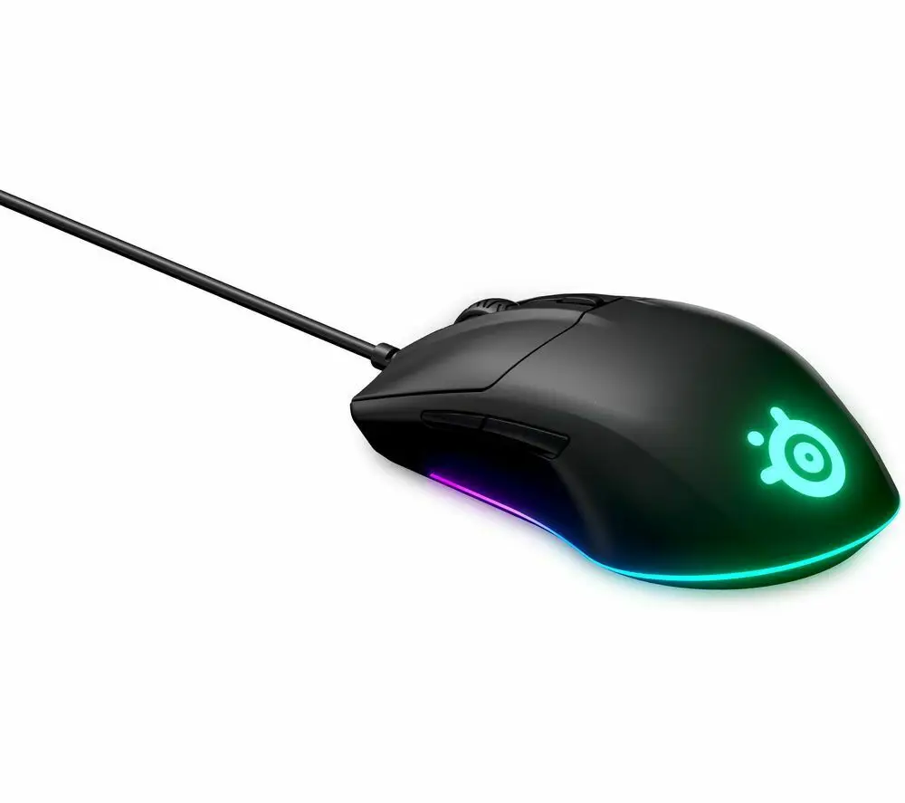 STEELSERIES Rival 3 RGB Optical Gaming Mouse - Currys