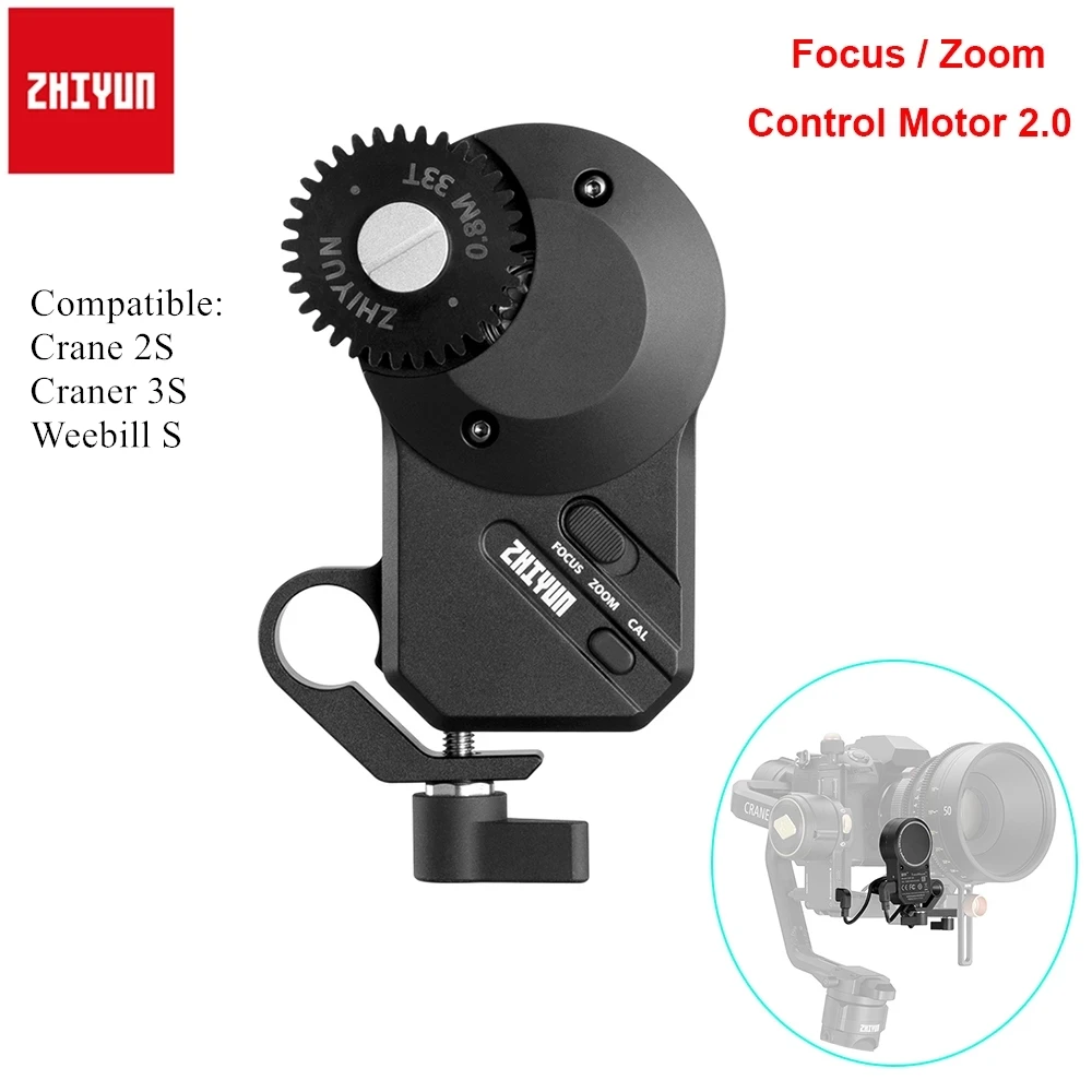 Zhiyun TransMount CMF-06 Focus/Zoom Control Motor 2.0 for Crane 2S Weebill S Crane 3S Crane 3 Lab 3-Axis Handheld Gimbal