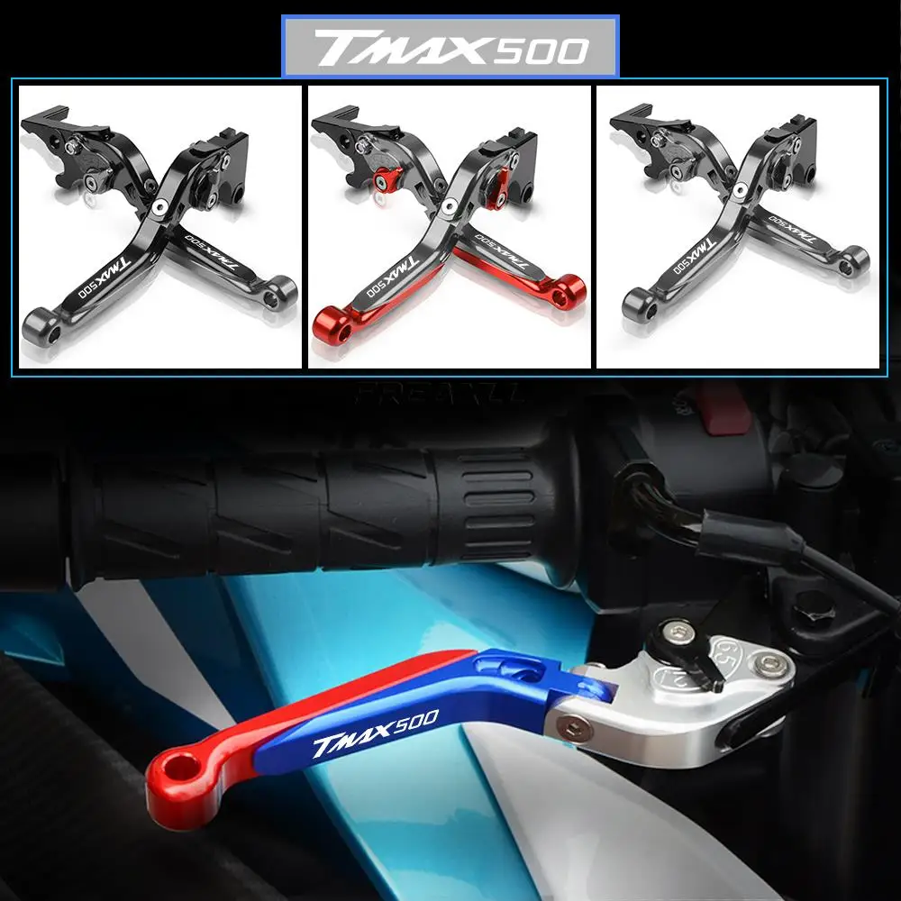 T-MAX500 Motorcycle Brake Adjustable Clutch Brake Lever For Yamaha TMAX500 TMAX 500 T MAX530 2001 2002 2003 2004 2005 2006 2007