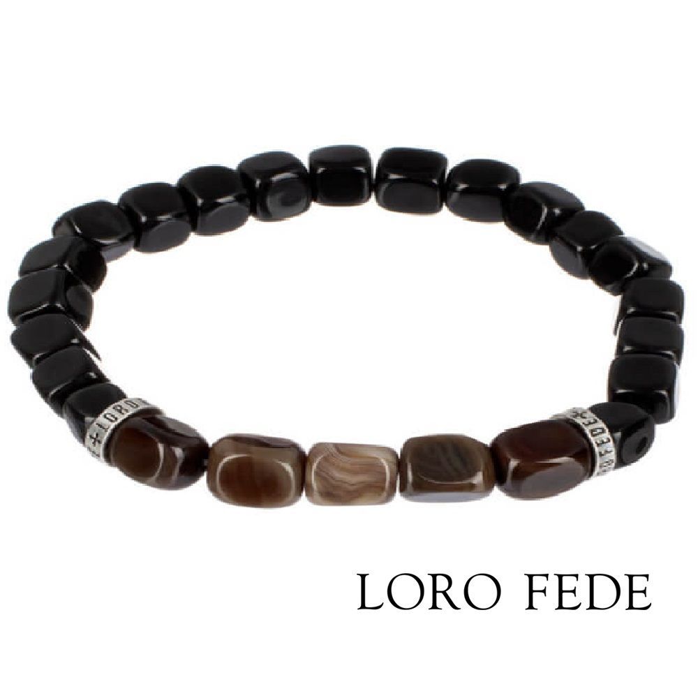 Браслет LORO FEDE Способность из агата и серебра 925