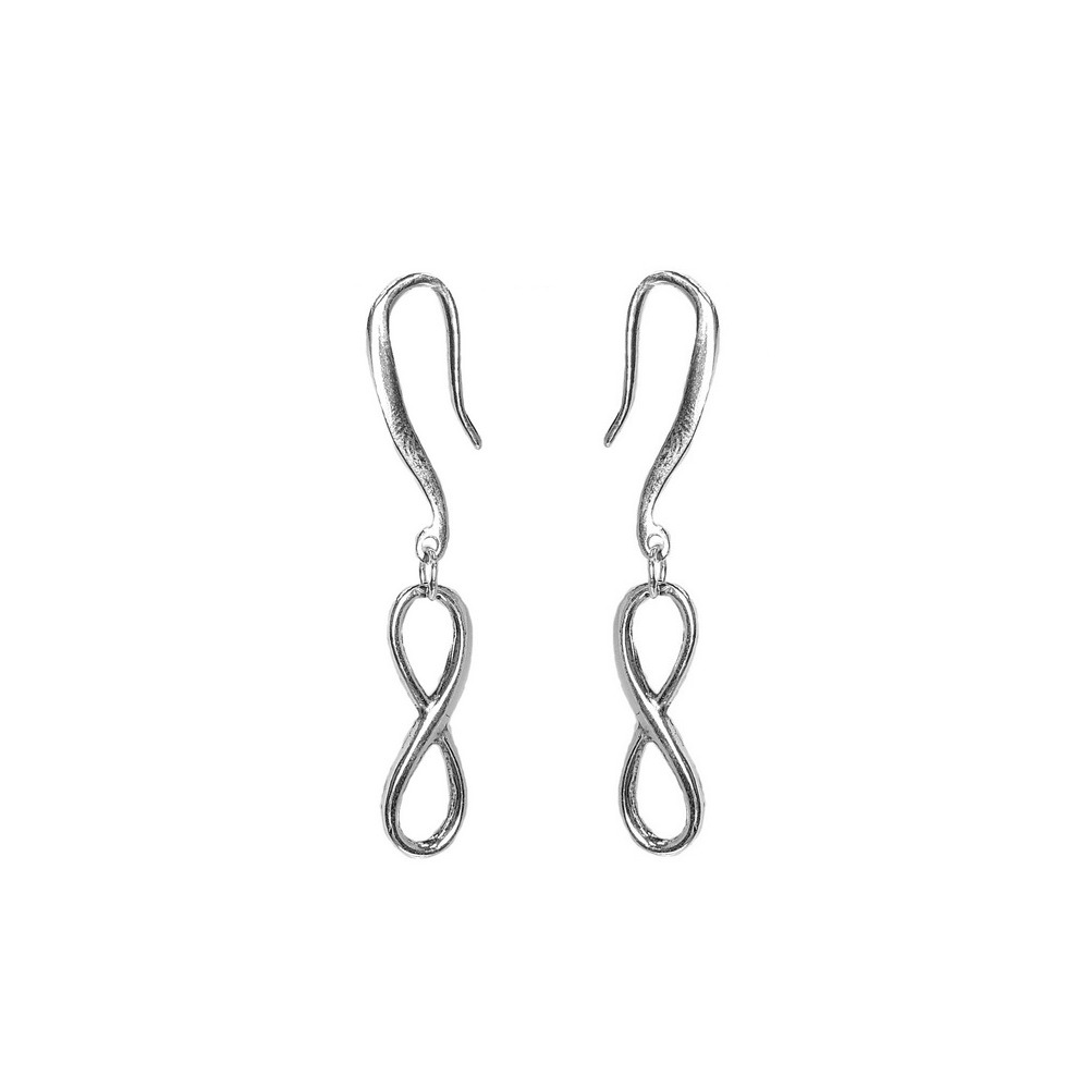 Серьги Бесконечность, серебро 925