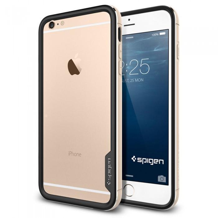   AppleAvenue Чехол-бампер Spigen Neo Hybrid EX Metal для Apple iPhone 6 Plus/6S Plus (Champagne Gold) SGP11192