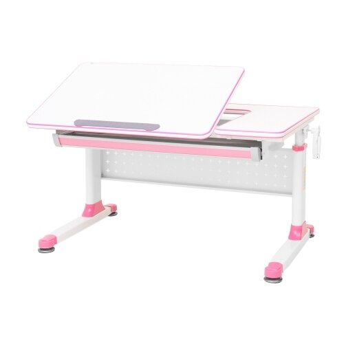 Парты и столы Парта RIFFORMA 120 120x70 см белый/розовый