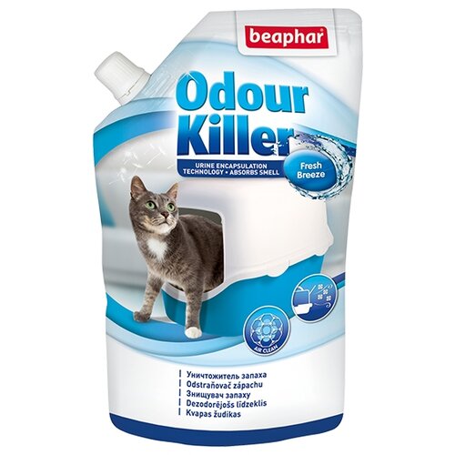 Косметика и гигиена Ликвидатор запаха Beaphar Odour Killer для кошачьих туалетов 400 г