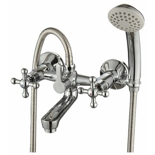 Душевой гарнитур Rossinka Silvermix G02-83, хром