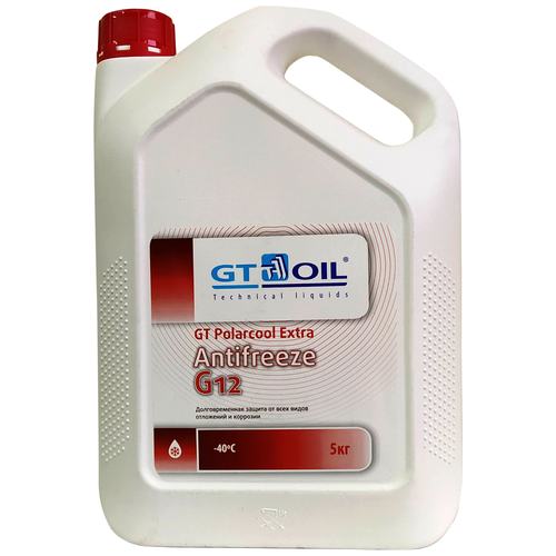   Беру Антифриз GT OIL GT Polarcool Extra Antifreeze G12 5 кг