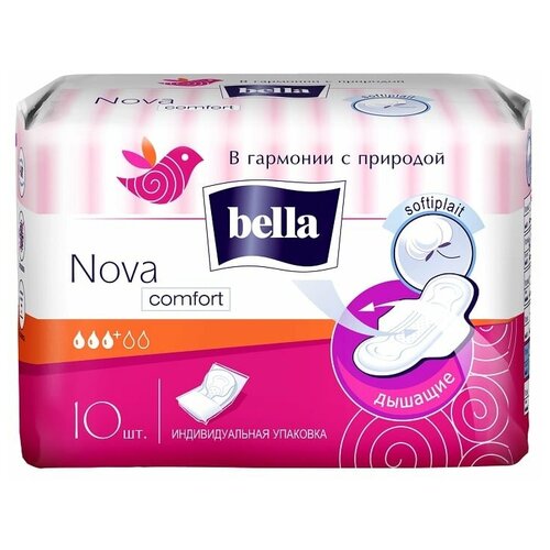 Прокладки и тампоны Bella прокладки Nova comfort, 3.5 капли, 10 шт.