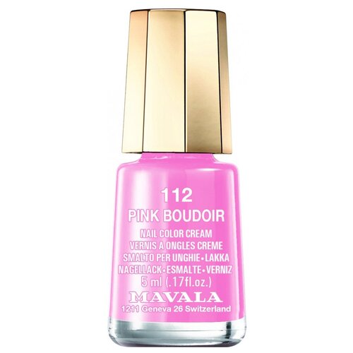 Лаки для ногтей  Беру Mavala Лак для ногтей Nail Color Cream, 5 мл, 112 Pink Boudoir