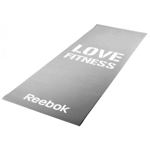 Коврик для йоги REEBOK Love RAMT-11024L, 173х61х0.4 см серый