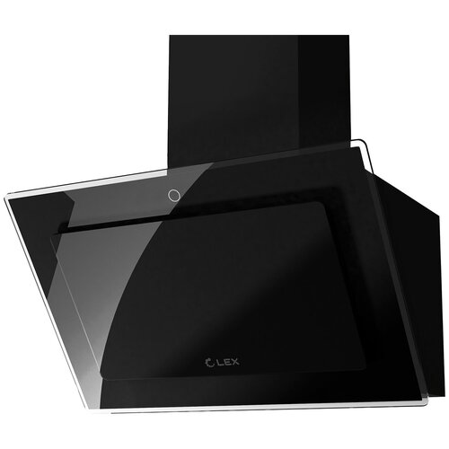 Наклонная вытяжка LEX Mika GS 600 BL, цвет корпуса черный, цвет окантовки/панели черный
