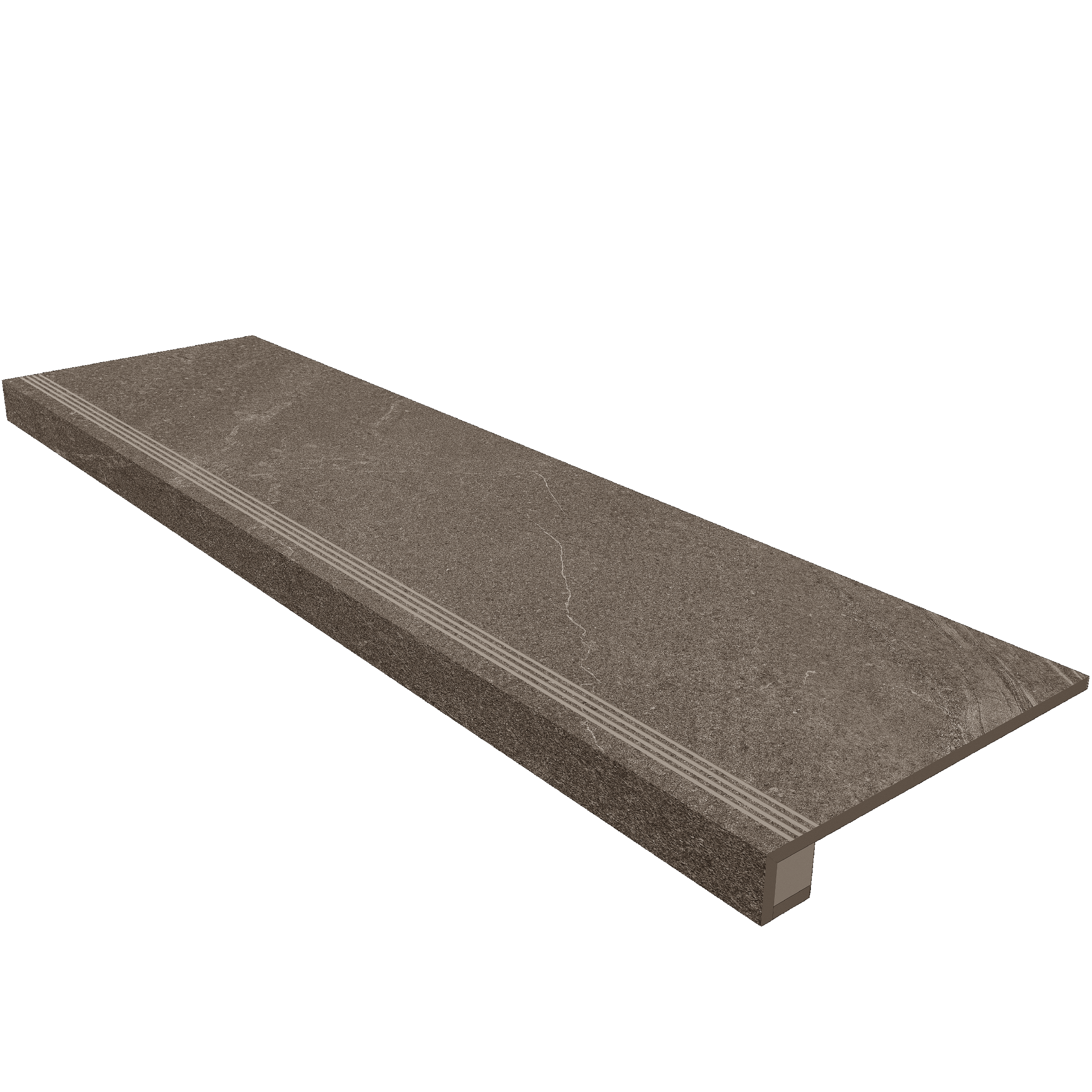 Комплект Estima Gabbro Ступень Anthracite GB03 33x120 Непол. + Подступенок 14,5x120