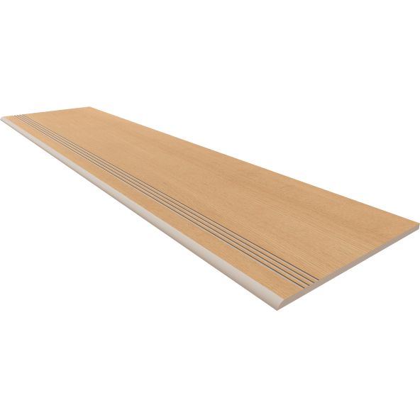 Ступень Estima Classic Wood Honey Oak CW04 Непол. с насечками 30x120