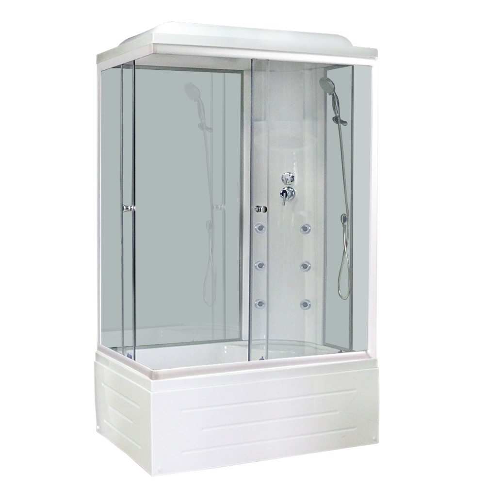 Душевая кабина Royal Bath 8100BP3-WT R белое/прозрачное