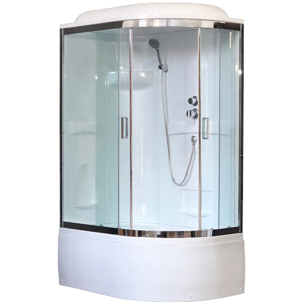 Душевая кабина Royal Bath 8120BK1-T-CH+EL L прозрачное