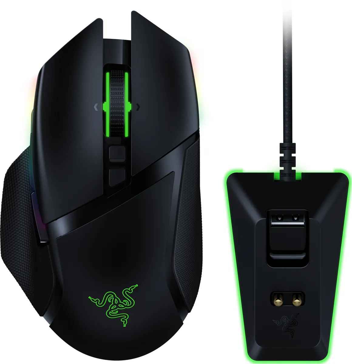  Мышь беспроводная Razer Basilisk Ultimate & Mouse Dock RGB черная