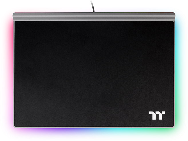 Коврик для мыши Thermaltake Argent MP1 RGB черный