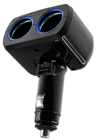   Каркам Разветвитель прикуривателя Shunwei 2 Socket Adapter (SD-1905)