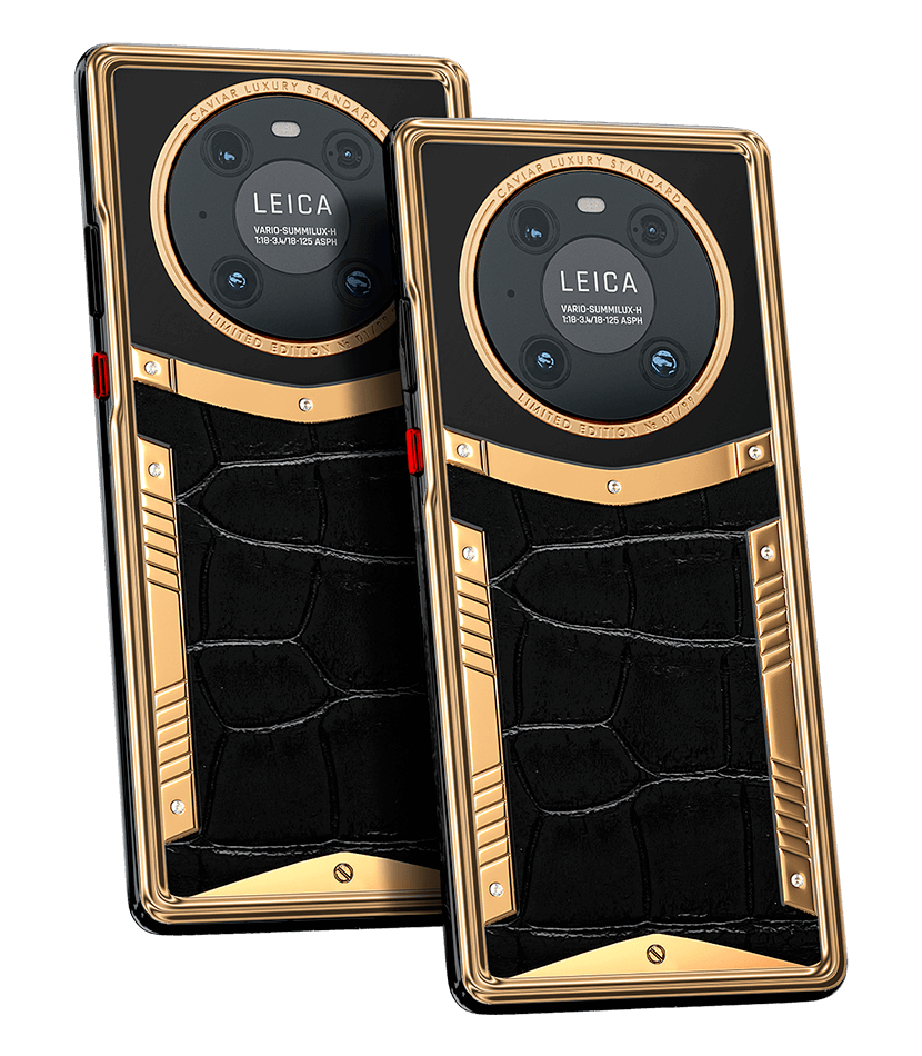 Huawei Mate 40 pro  Caviar Gold alligator
