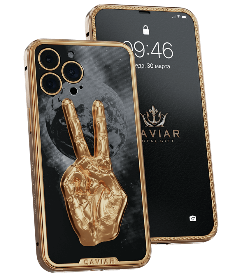 Cover iPhone  Caviar Victory goldplated