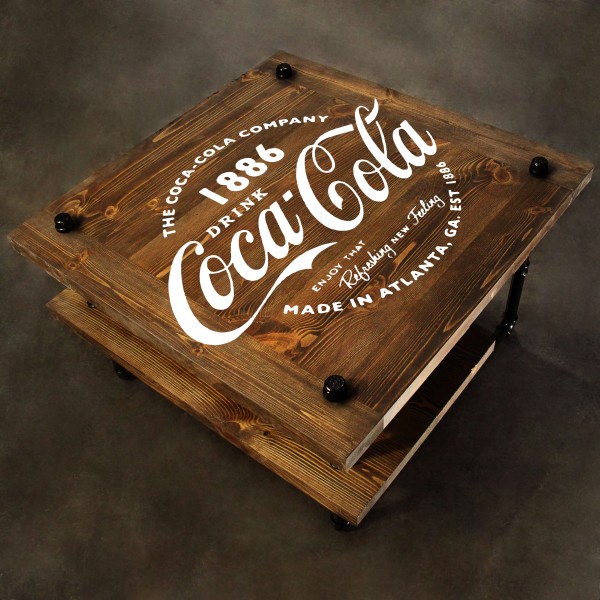Журнальные столики Журнальный столик Coca-Cola в стиле лофт
