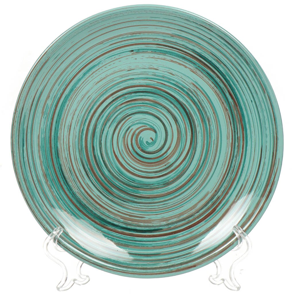   Порядок Тарелка обеденная, керамика, 22 см, круглая, Скандинавия, Борисовская керамика, СНД00009112