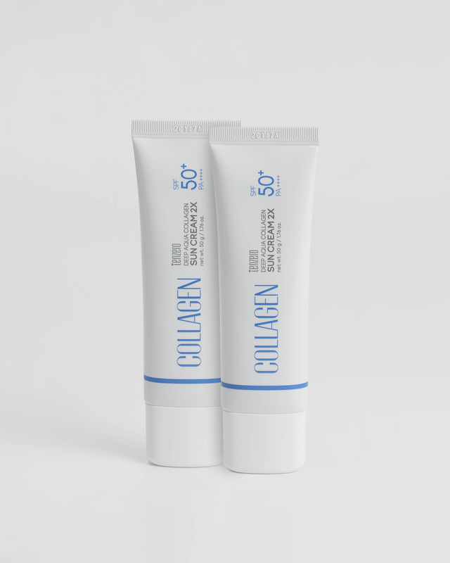 Увлажняющий солнцезащитный крем с коллагеном, SPF 50+/PA++++, 50 г х 2 шт.