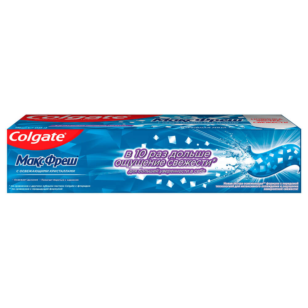 Зубная паста Colgate 100 мл Макс Фреш Взрывная Мята освежающая