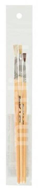 Набор кистей 3шт Silwerhof №4 пони/коза 20077