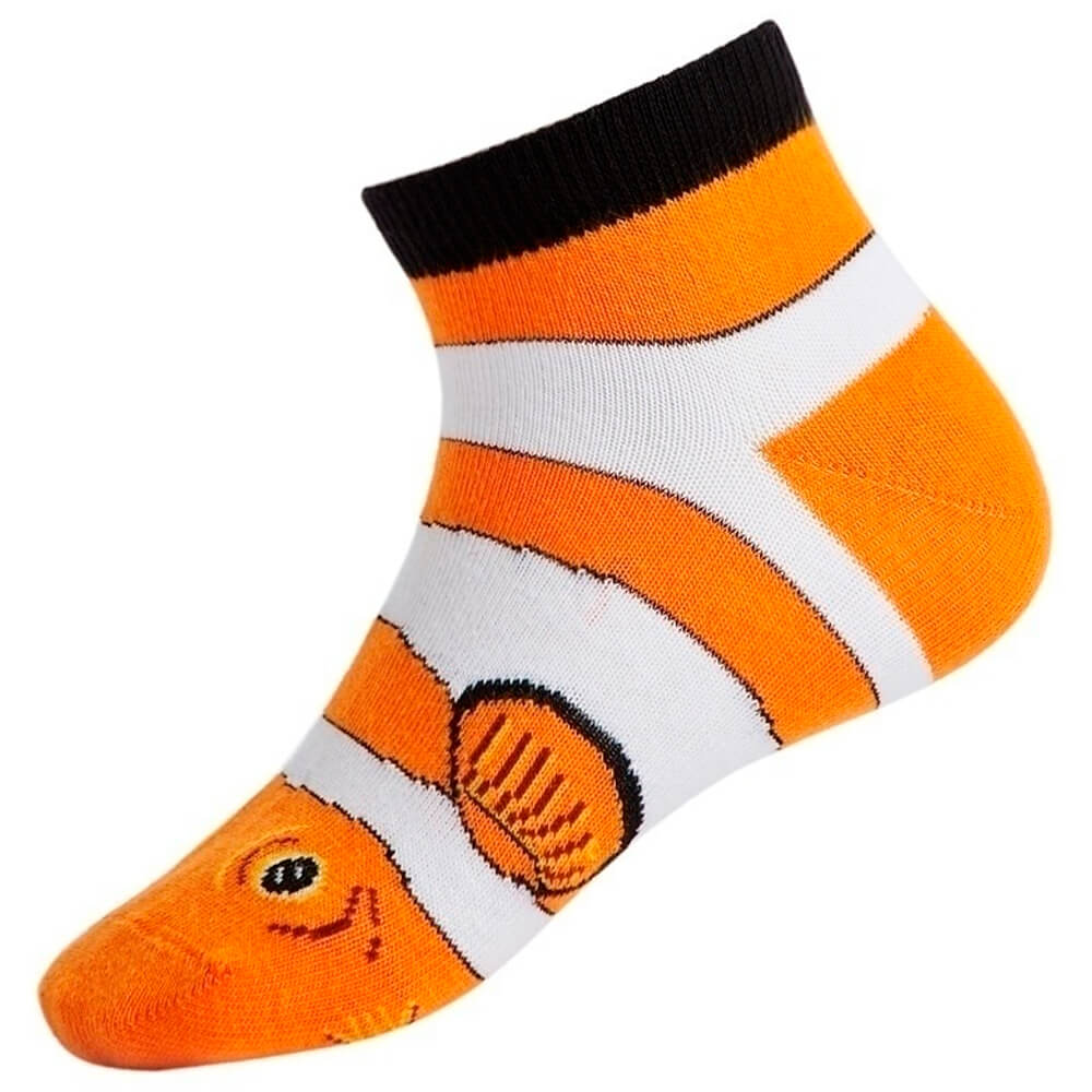 Носки детские омса калзино р.27-30 рыбки оранж 21р62