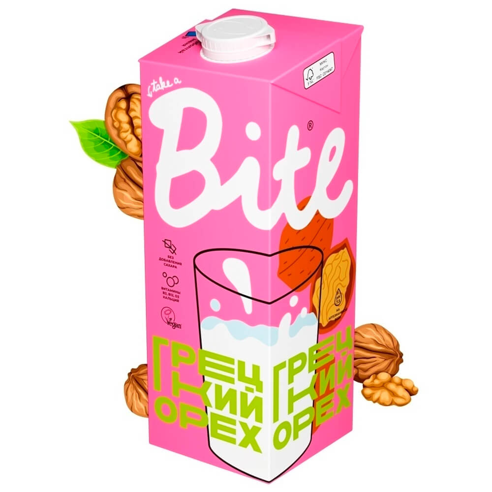 Напиток ореховый Bite 1 л грецкий орех