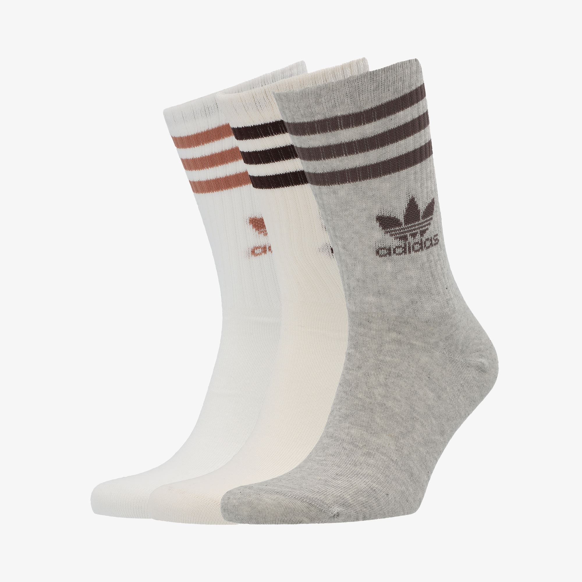 Мужчинам Носки adidas 1 пара унисекс, Белый