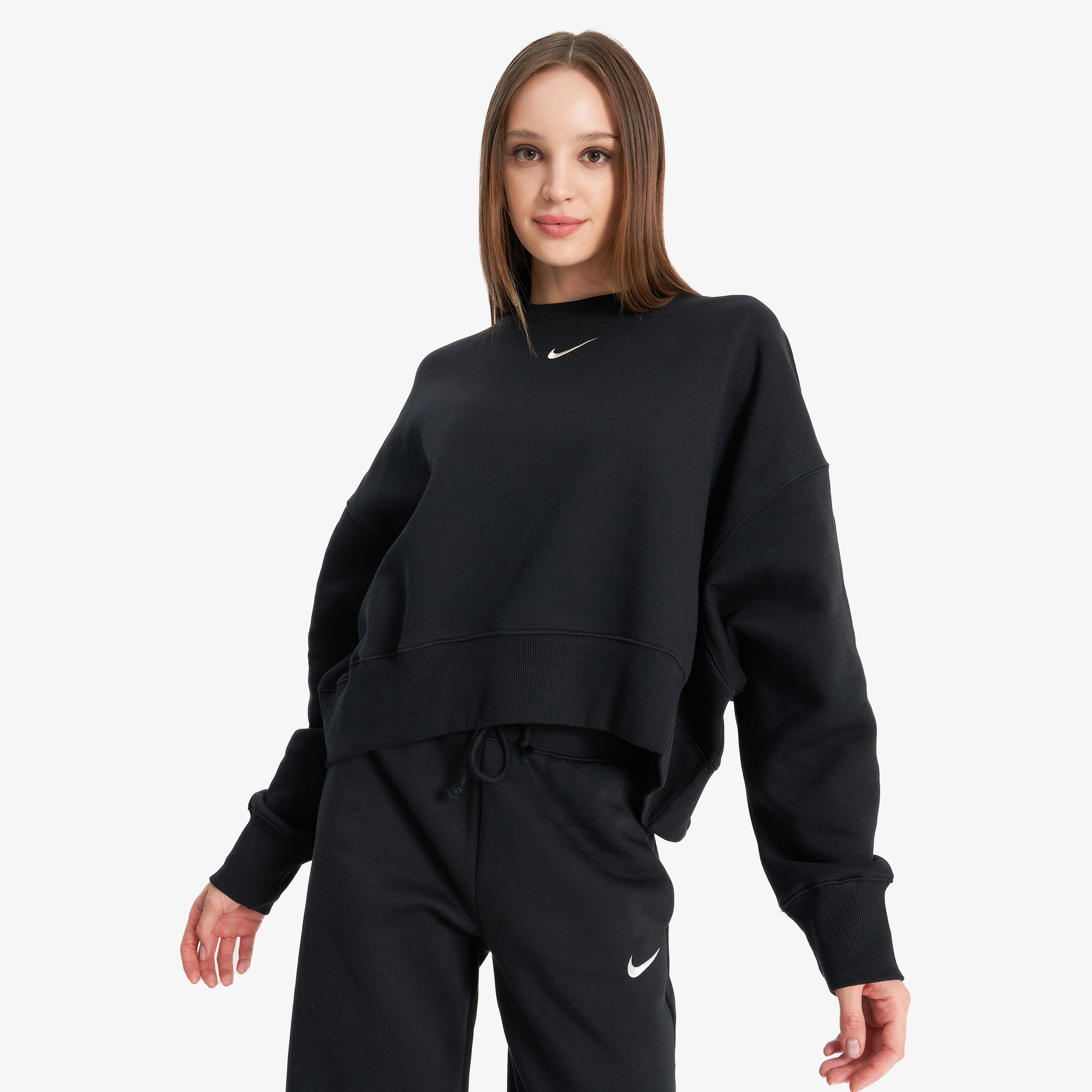 Новая коллекция  Urban Vibes Женский свитшот Nike Phoenix, Черный