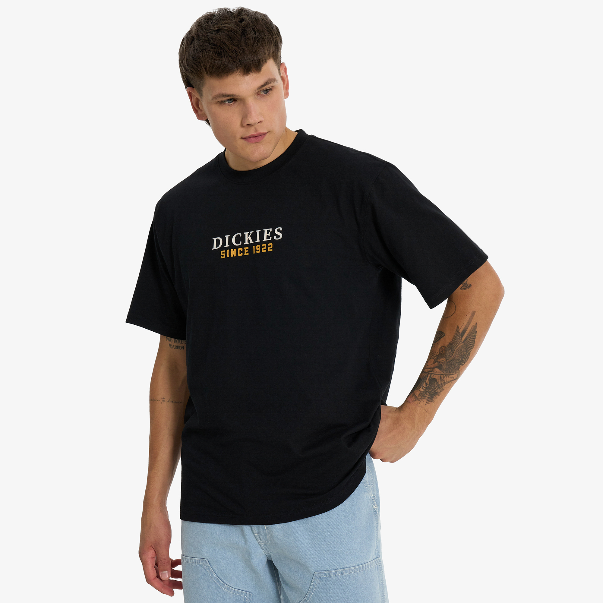 Скидки  Urban Vibes Мужская футболка DICKIES, Черный