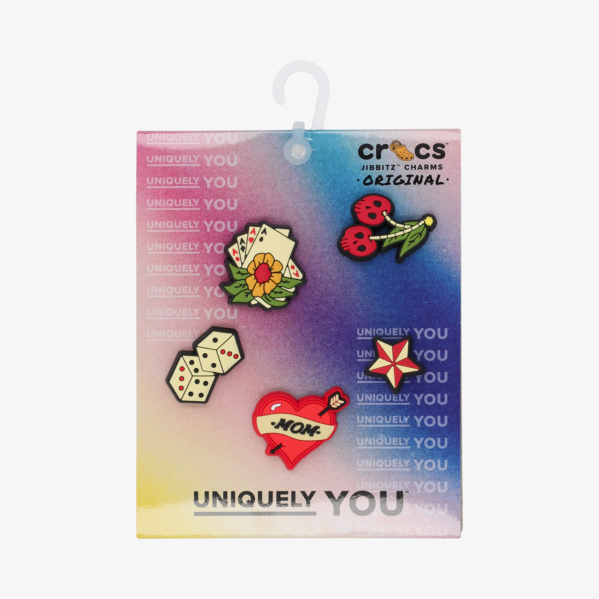 Джиббитсы Crocs Old School Tattoo 5 Pack, Мультицвет