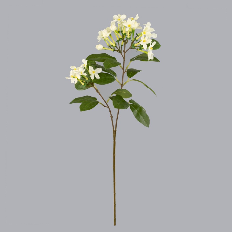 Ветка цветущая декоративная 74 см Азалия белый
