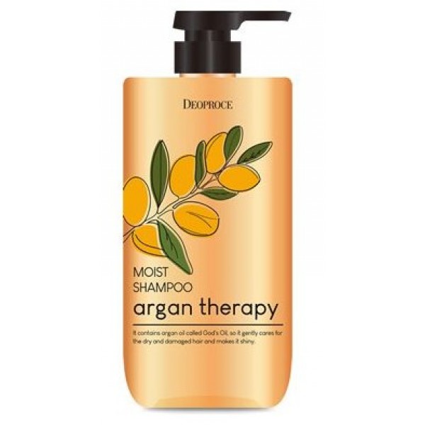 Для всех типов волос  Cosmasi шампунь для волос с аргановым маслом deoproce argan therapy moist shampoo