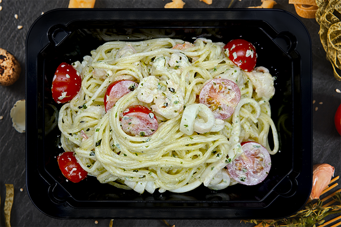 Спагетти с морепродуктами, 250г