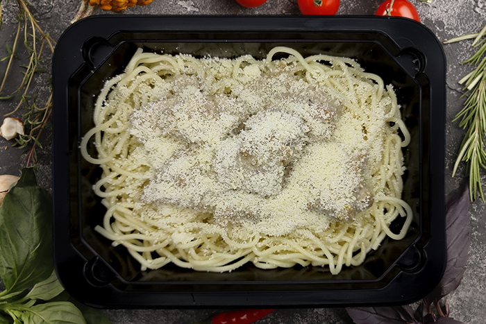 Спагетти с курицей и белыми грибами, 300г
