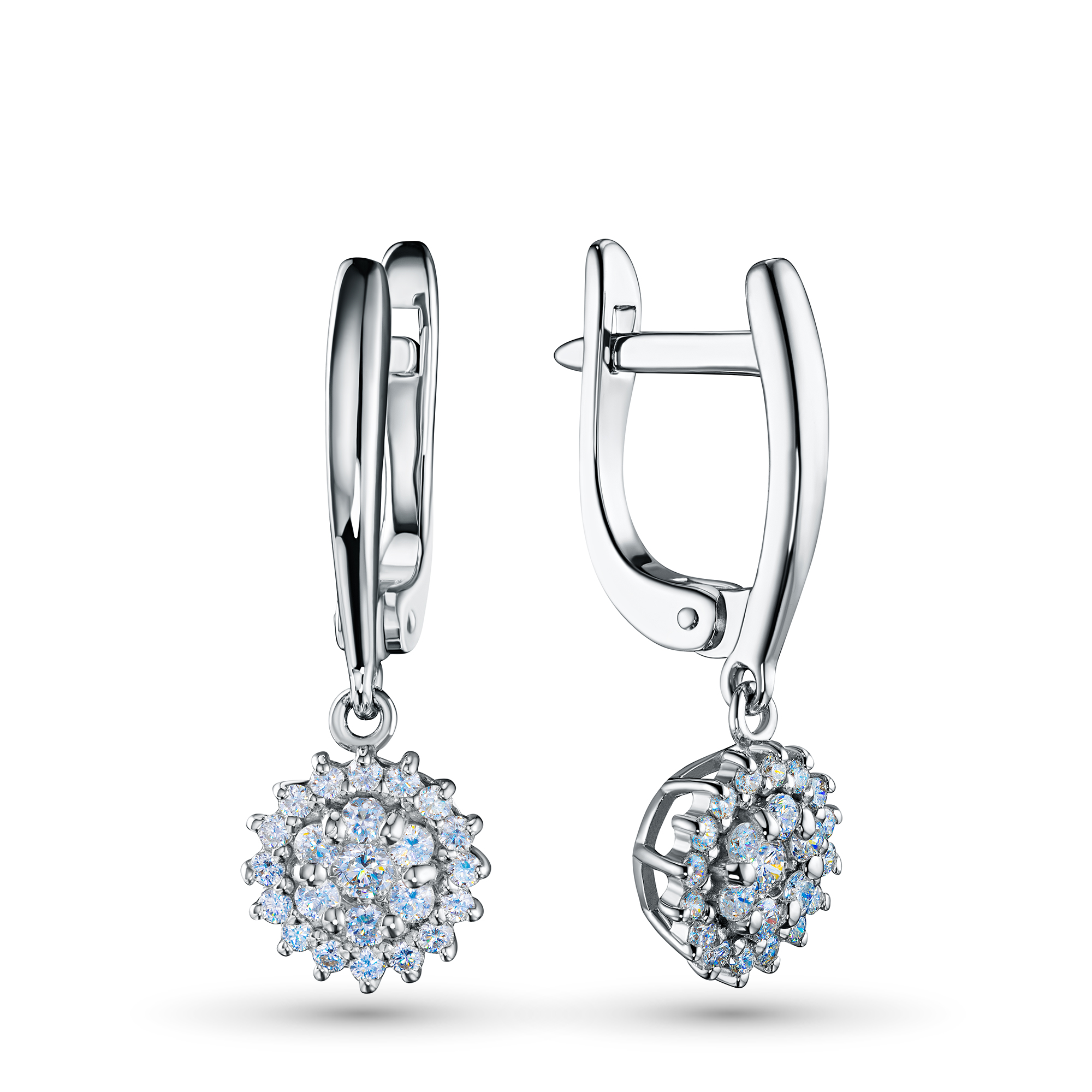 Серьги из белого золота э4712сг06184900