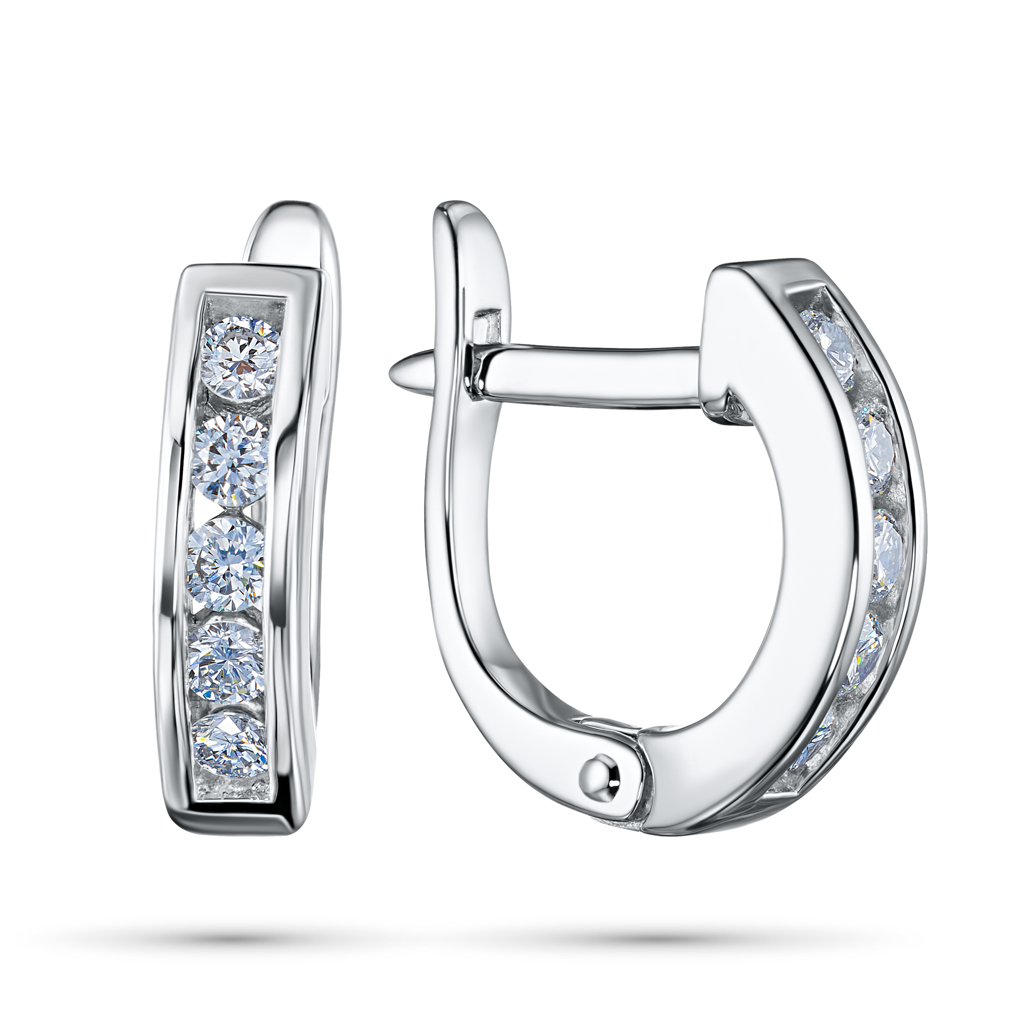 Серьги из серебра э0612сг05102300_white