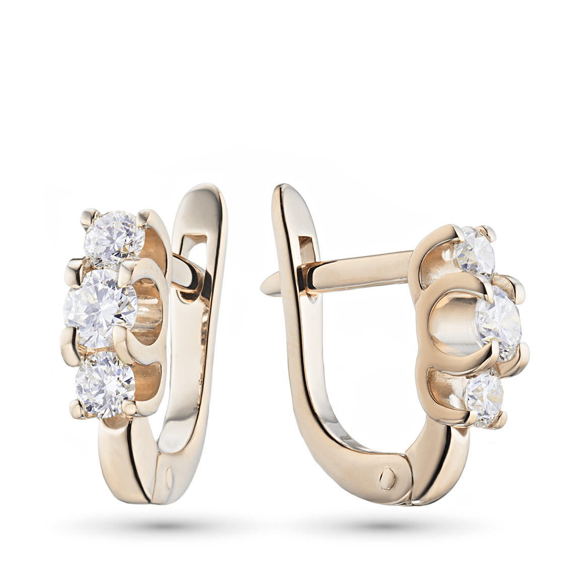 Серьги из красного золота э0212сг07153600