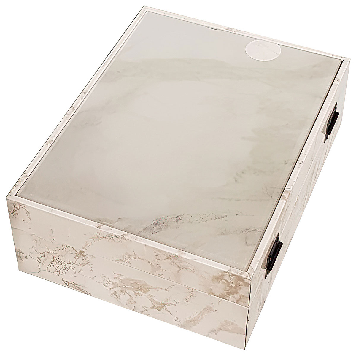   Евродом Шкатулка Ozverler marble white 20x26см