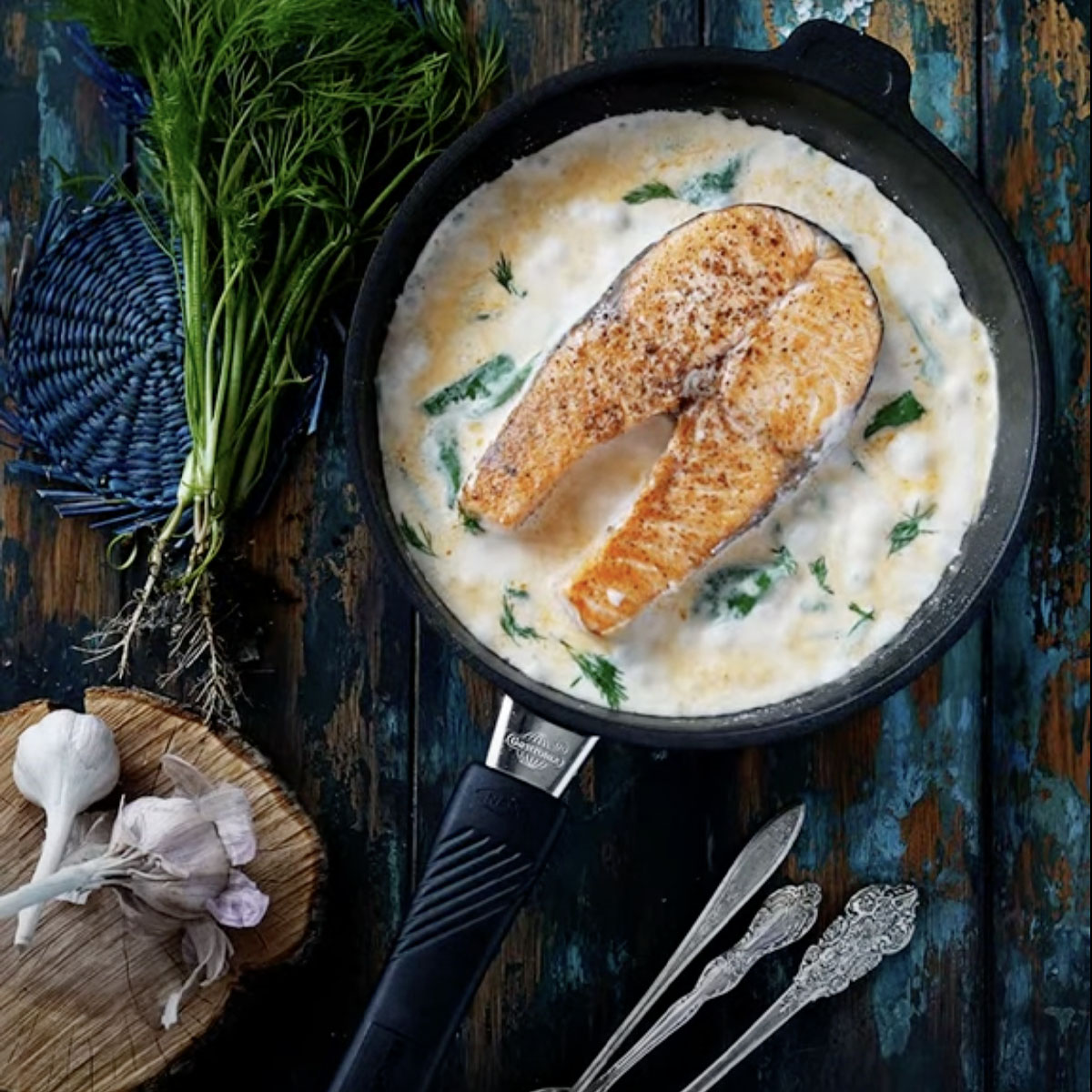   Евродом Сковорода Gastrolux низкая со съемной ручкой 20x4 см