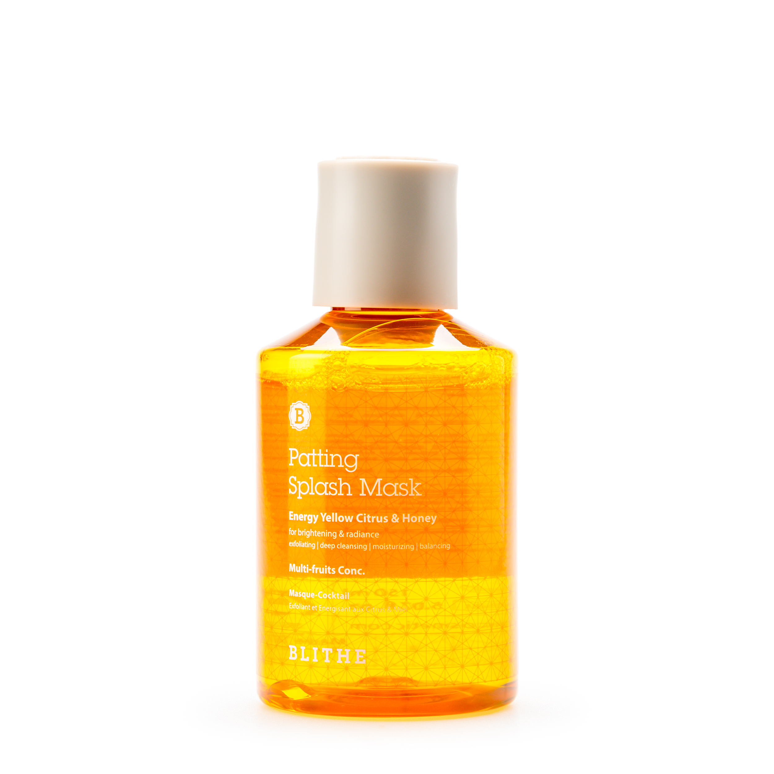 Тоники  FOAM BLITHE BLITHE Сплэш-маска для сияния Yellow Citrus&Honey 150 мл