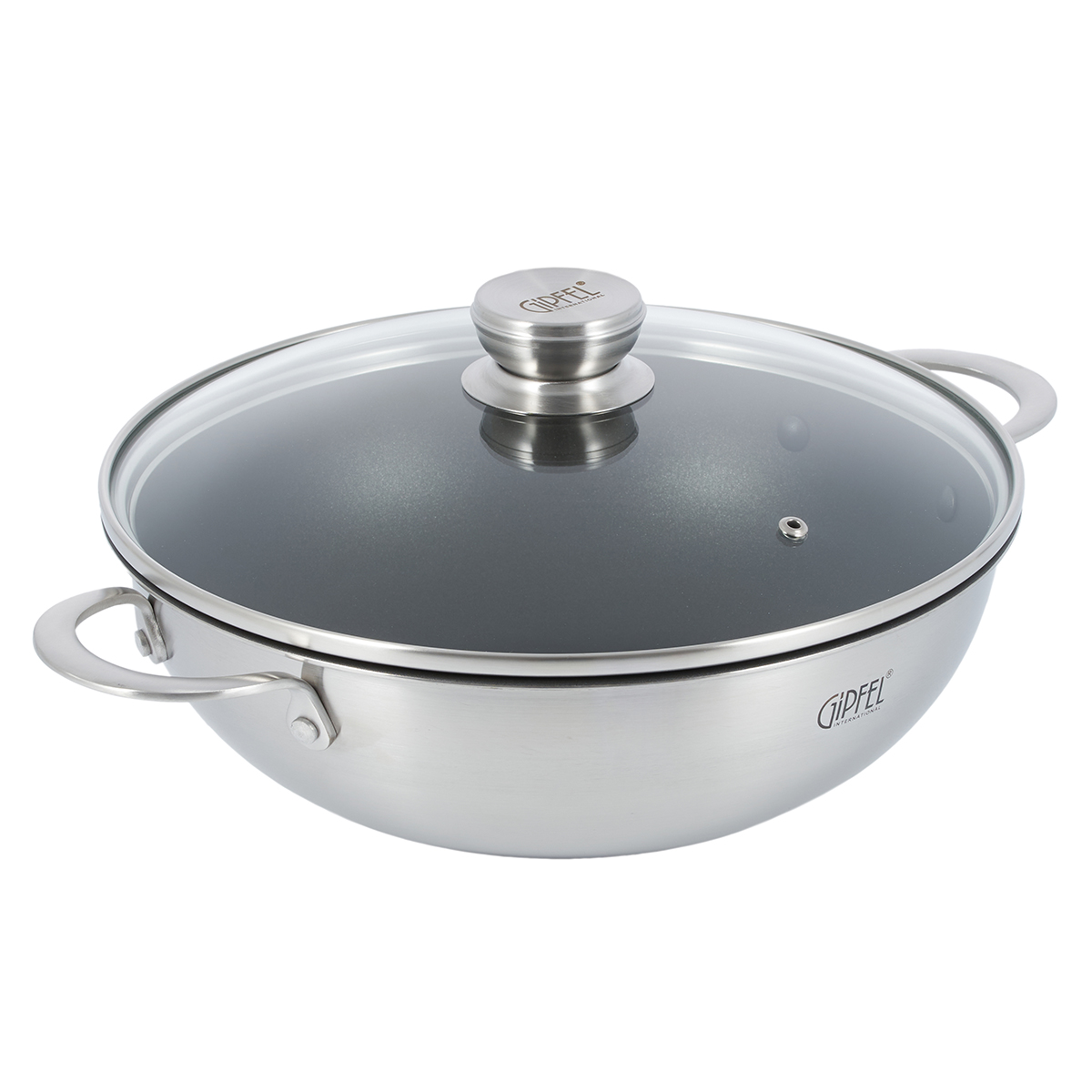  Вок из нержавеющей стали Gipfel Fusion 52188 28 см/4 л
